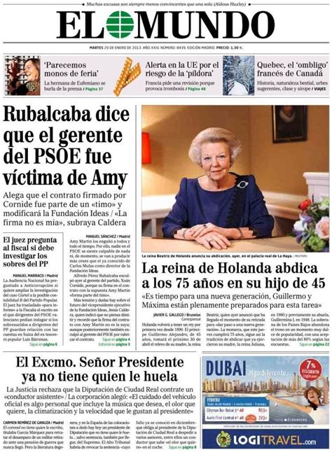 Periodico El Mundo 29/1/2013