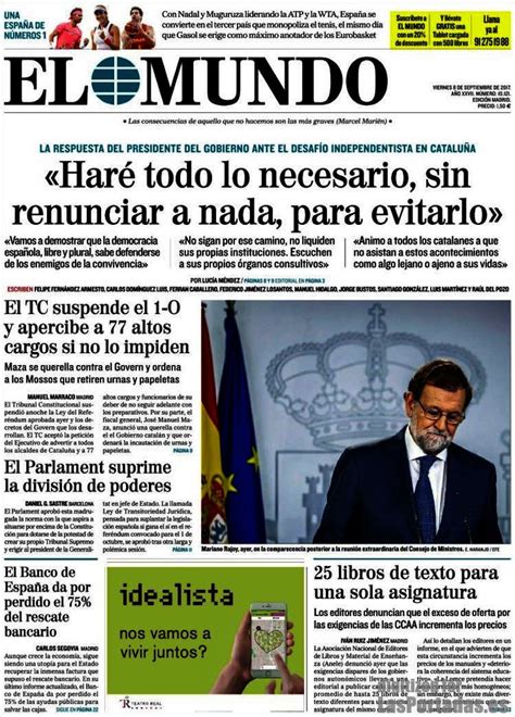 Periodico El Mundo 8/9/2017