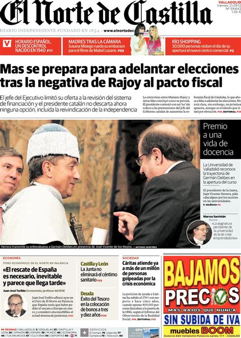 Periodico El Norte de Castilla 21/9/2012