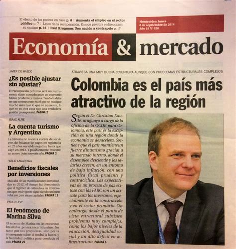 Periódico El País de Uruguay resalta que Colombia es el ...