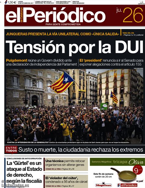 Periodico El Periódico de Catalunya Castellano    26/10/2017