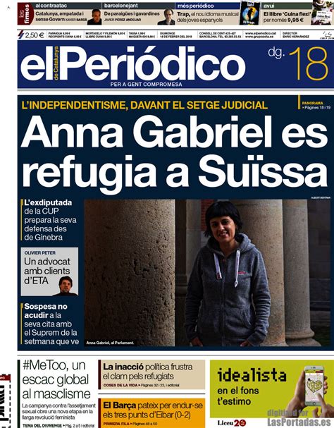 Periodico El Periódico de Catalunya Català    18/2/2018