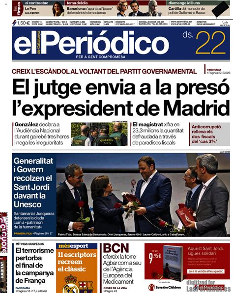 Periodico El Periódico de Catalunya Català    22/4/2017