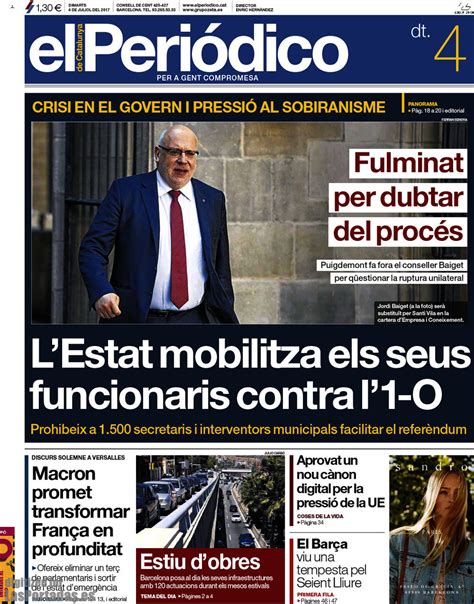 Periodico El Periódico de Catalunya Català    4/7/2017
