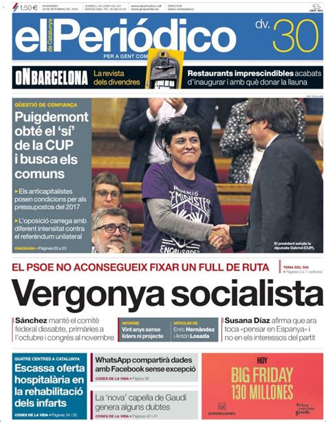 Periódico El Periódico de Catalunya  España . Periódicos ...
