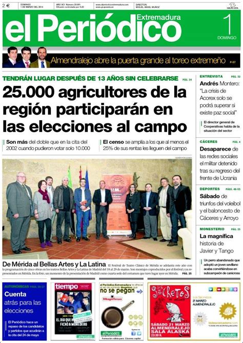 Periódico El Periódico de Extremadura  España . Periódicos ...