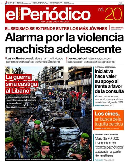 Periódico El Periódico  España . Periódicos de España ...