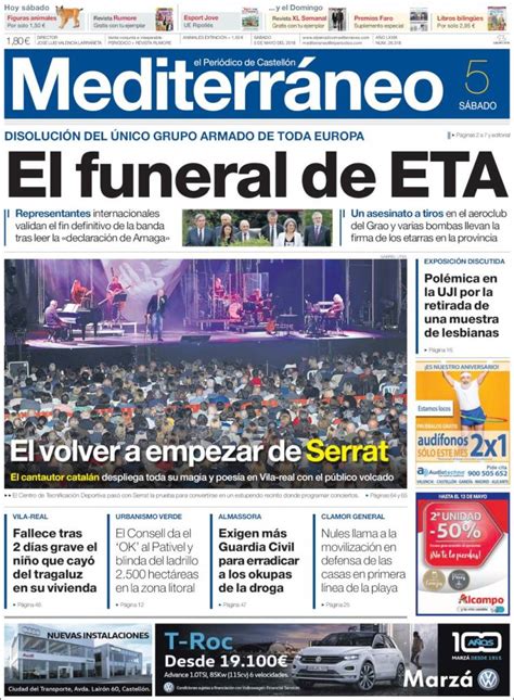 Periódico El Periódico Mediterraneo  España . Periódicos ...