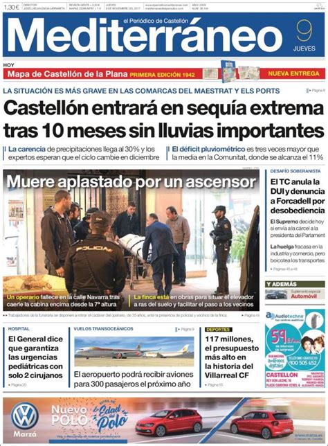 Periódico El Periódico Mediterraneo  España . Periódicos ...