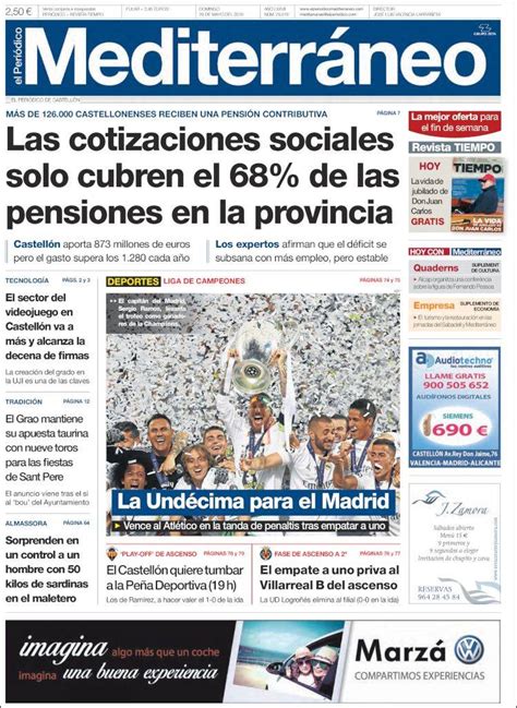 Periódico El Periódico Mediterraneo  España . Periódicos ...