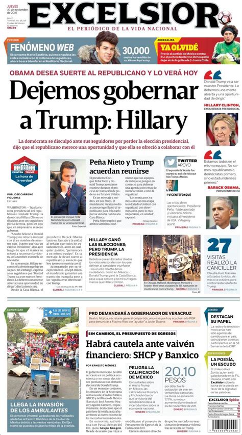 Periódico Excelsior  México . Periódicos de México. Toda ...