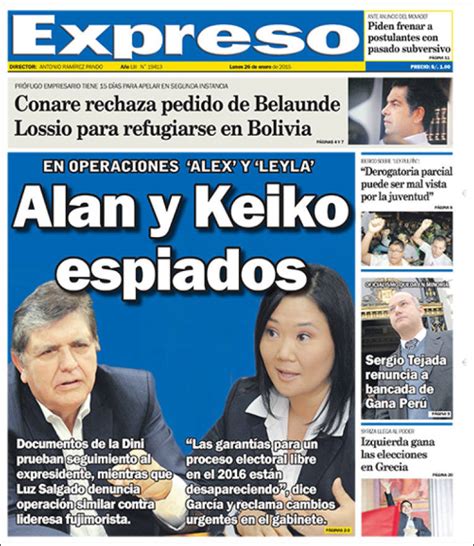 Periódico Expreso  Perú . Periódicos de Perú. Toda la ...
