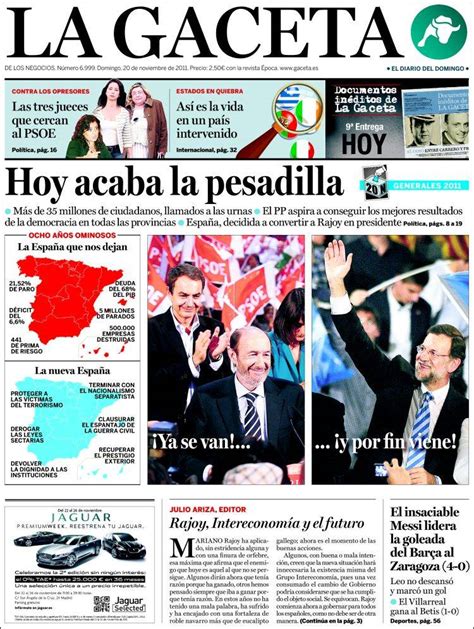 Periódico La Gaceta  España . Periódicos de España ...