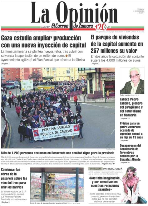 Periódico La Opinión   El Correo de Zamora  España ...
