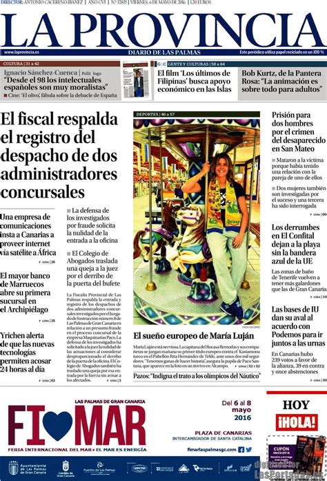 Periodico La Provincia   6/5/2016