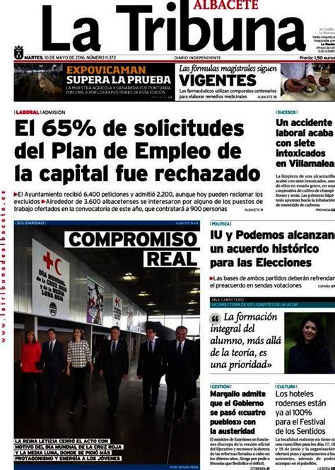 Periodico La Tribuna de Albacete   10/5/2016