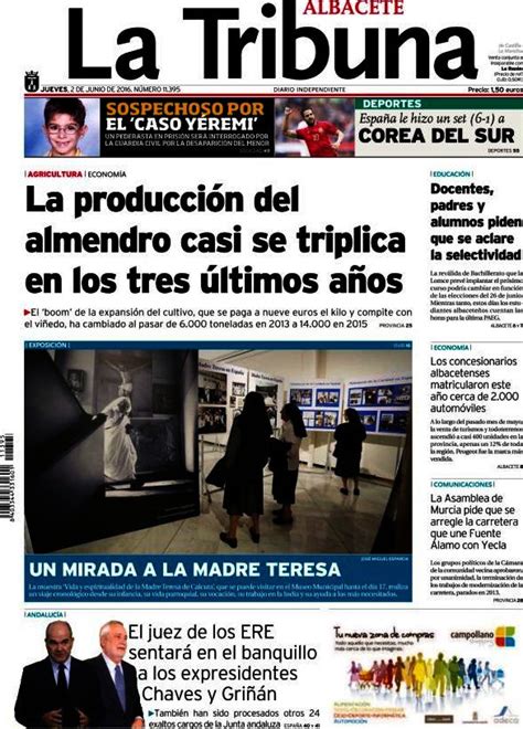 Periodico La Tribuna de Albacete   2/6/2016