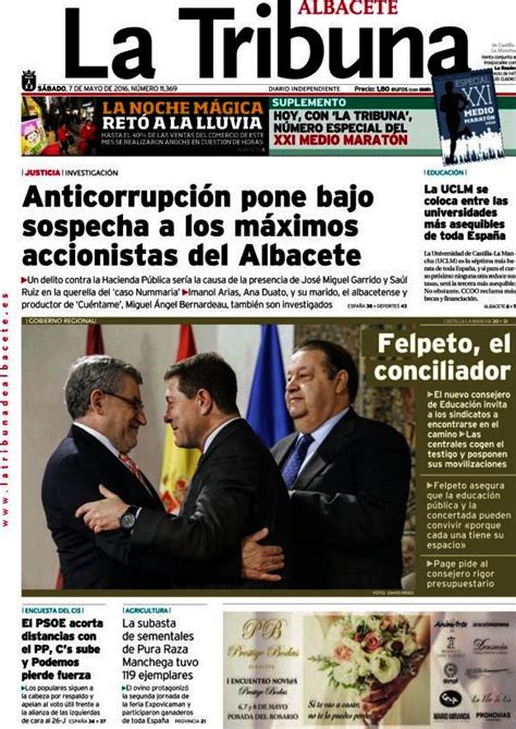Periodico La Tribuna de Albacete   7/5/2016