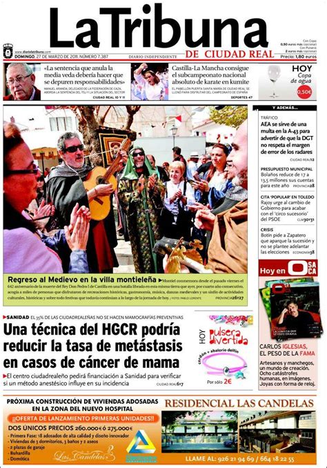 Periódico La Tribuna de Ciudad Real  España . Periódicos ...