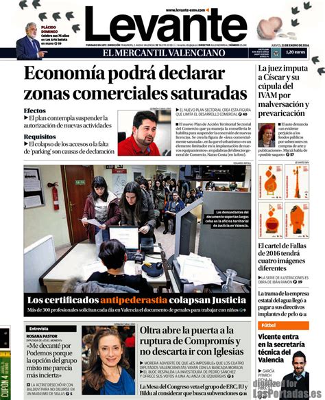 Periodico Levante   21/1/2016