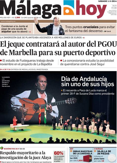 Periodico Malaga Hoy   1/3/2014