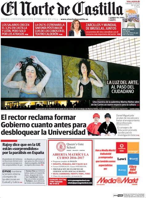 Periódico Norte de Castilla   Valladolid  España ...
