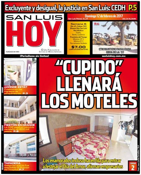 Periódico San Luis Hoy  México . Periódicos de México ...
