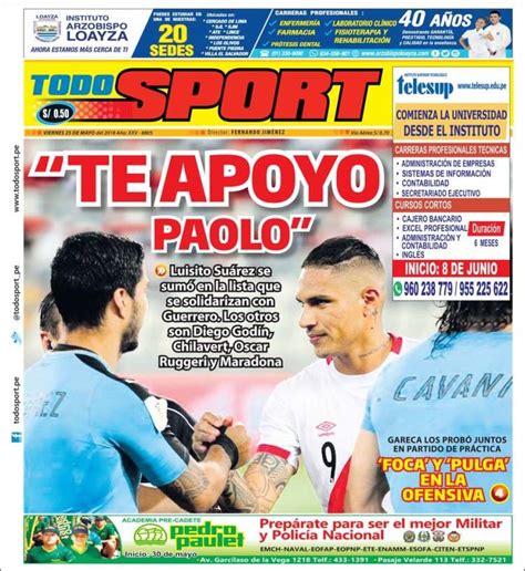 Periódico TodoSport  Perú . Periódicos de Perú. Toda la ...