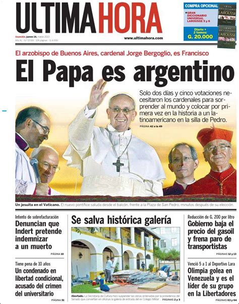 Periódico Última Hora  Paraguay . Periódicos de Paraguay ...