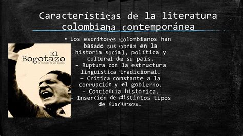 Periodo De La Literatura Contemporanea De La Colombia ...