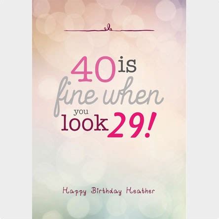 Personalised 40th Birthday Cards | GettingPersonal.co.uk