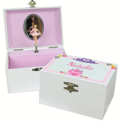 Personalized Musical Princess Jewelry Box Girls by MyBambino