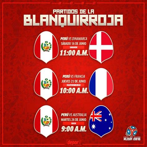Perú en Mundial Rusia 2018: fixture / calendario de la ...