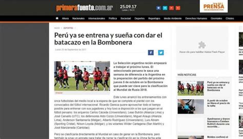 Perú vs. Argentina: prensa de argentina informó así sobre ...