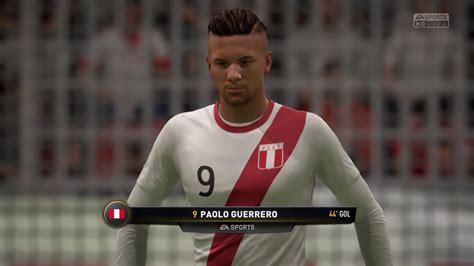Perú vs Dinamarca   FIFA 18   [Paolo Guerrero]   PS4   YouTube