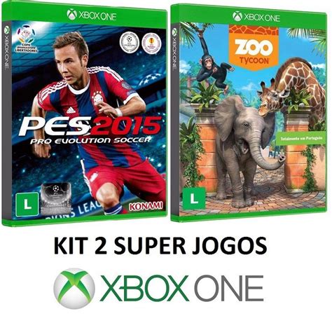 Pes 2015 + Zoo Tycoon   Xbox One   Midia Fisica Lacrado ...