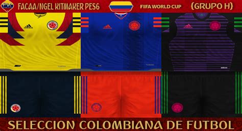 PES 6 Kits Colombia National Team World Cup 2018 by FacaA ...