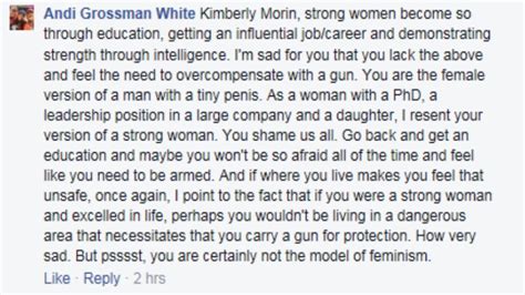 PhD: Intelligent and Educated Women don’t need Firearms