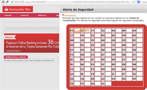 Phishing a Bancos CrediCoop, Galicia, Macro, Santander y ...