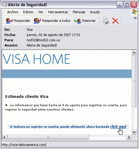 Phishing: Home Banking  Banco de la Nación Argentina