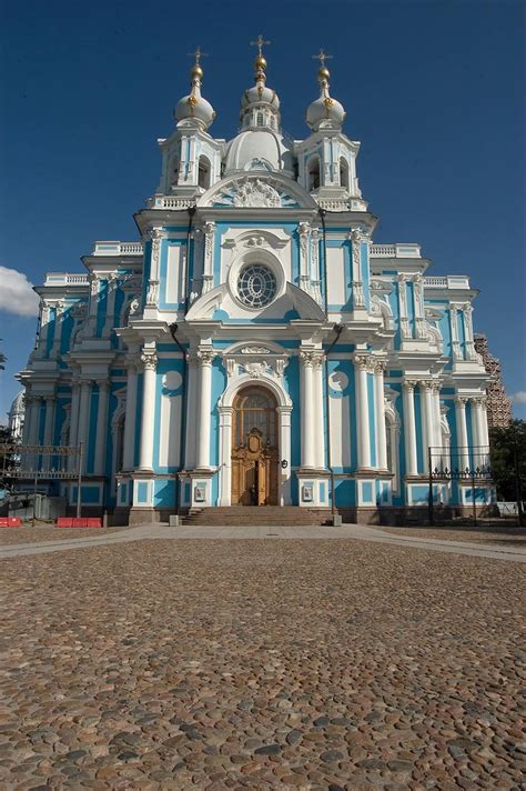 Photo 595 01: Smolny Cathedral. St.Petersburg, Russia