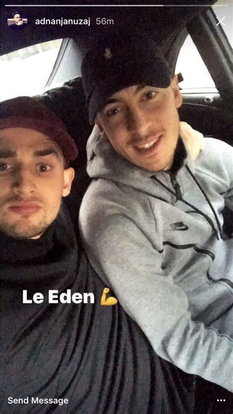 Photo: Eden Hazard hangs out with Adnan Januzaj ahead of ...