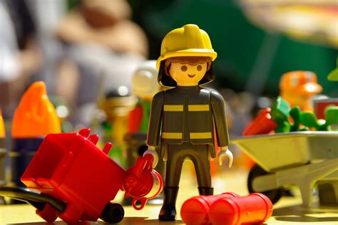 Photo gratuite: Playmobil, Jouet, Pompier, Figurine ...