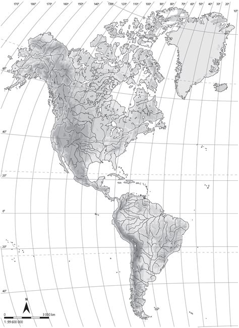 Photo : Mapa America Fisico Sin Nombres Images. Mapa ...