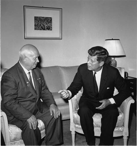 Photo: Soviet Premier Nikita Khrushchev and U.S. President ...