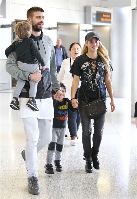 PHOTOS   Shakira s Glad To Be Home! Singer Is All Smiles ...