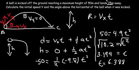 Physics Solving Projectile Motion Problems Part 5 Finding ...