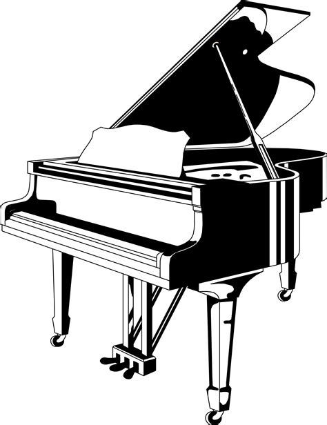 Piano Clipart Black And White | Clipart Panda   Free ...