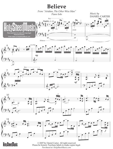 Piano Solo Archives   Holy Sheet Music