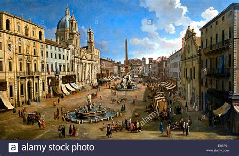 Piazza Navona, Rome 1699 Caspar Adriaansz. van Wittel ...